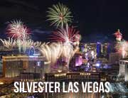 "America's Party" Feuerwerk erleuchet den Himmel von Las Vegas an Silvester 2021/ Neujahr 2022